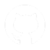 White Github logo